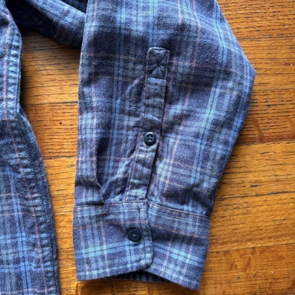 REI Co Op Organic Cotton Plaid Flannel Bttn Down Shirt Outdoor Hiking XXL - Picture 2 of 6